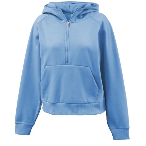 womens half-zip hoodie Thumbnail
