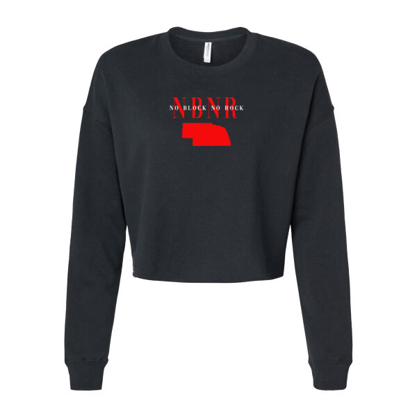 Womens Independent Crop Crewneck Thumbnail